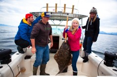 45 pound halibut fishing tofino